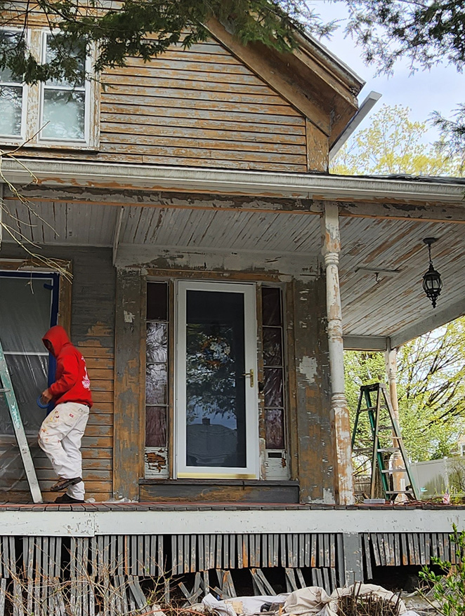 After house repainting